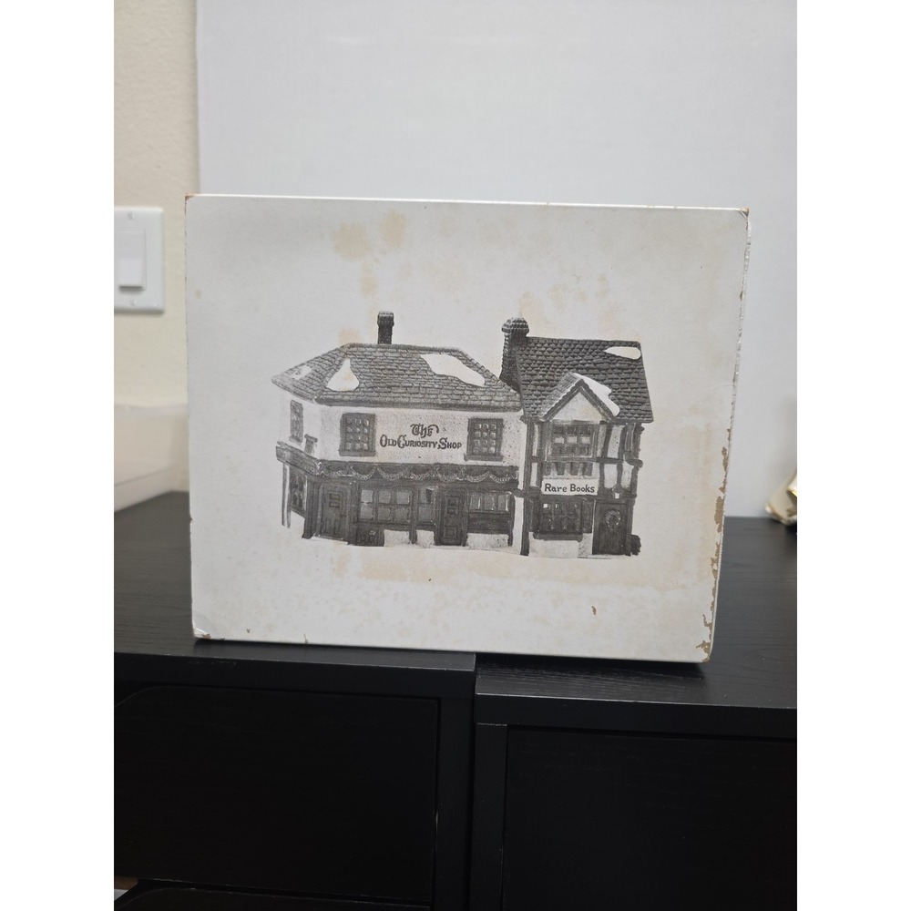 Vtg DEPT 56 DICKENS Village 1987 THE OLD CURIOSITY SHOP Lighted Building 5905-6. - Picture 6 of 10